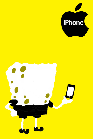 スポンジボブのipod風待ち受け画像 アニメ スポンジボブ Sponge Bob Iphone スマホ壁紙 待ち受け 画像 Naver まとめ
